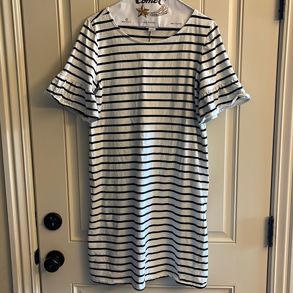 J. Crew striped dress
